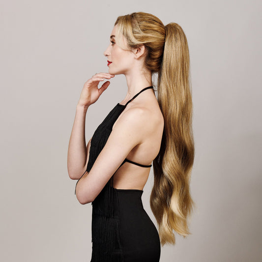 The Ariel Drawstring 30" Ponytail | Premium Tongable Fibre