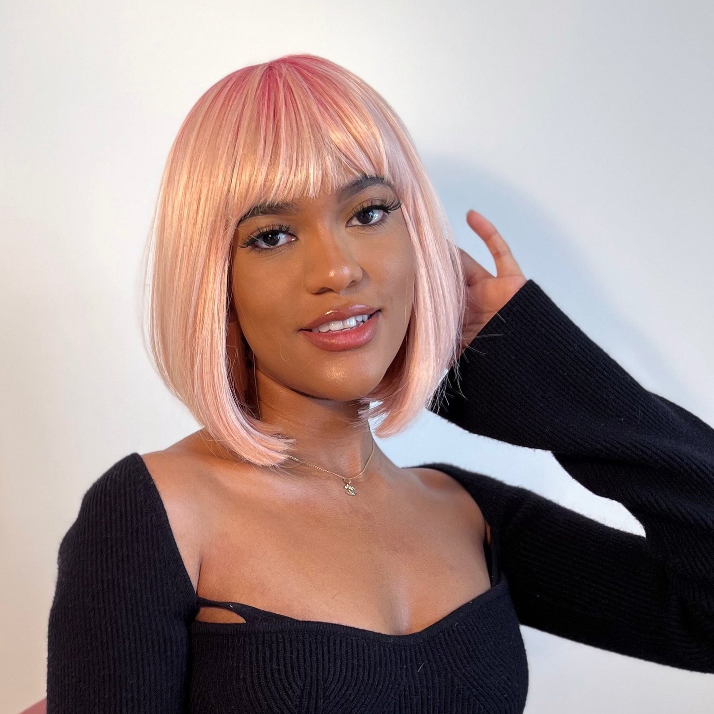 The Autumn Fringe Full Bob Wig 12.5" | Premium Tongable Fibre