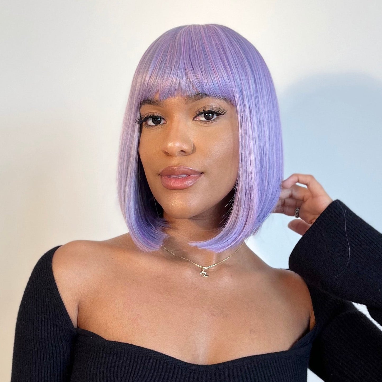 The Autumn Fringe Full Bob Wig 12.5" | Premium Tongable Fibre